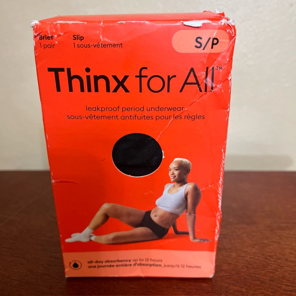 Thins for All leakproof period underwear size small black